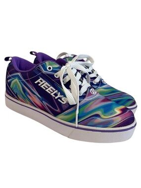 Heelys Pro 20 Prints Skate Shoe Psychedelic Swirl Purple Youth 6 / Women’s 7